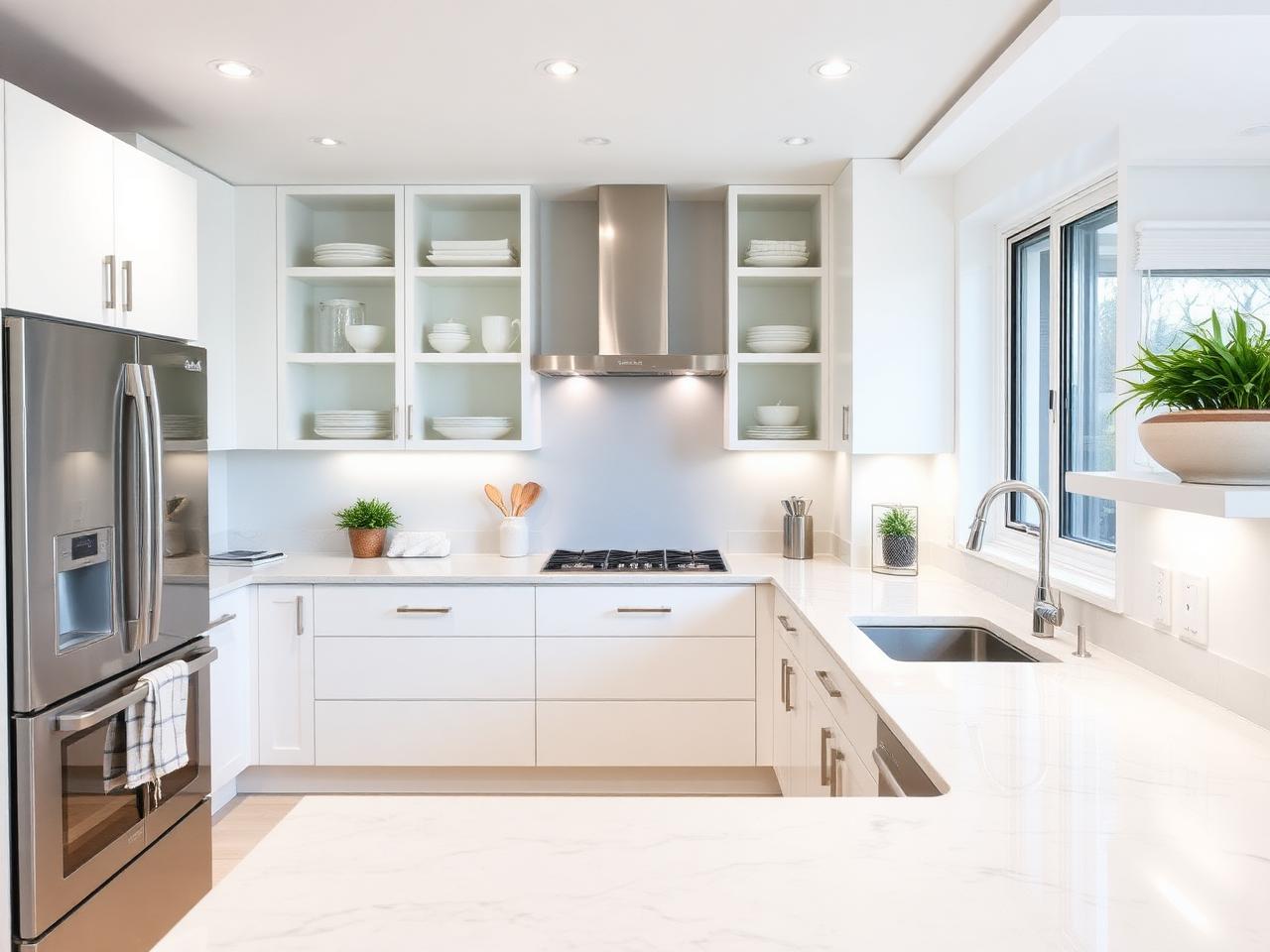 Kitchen after cleaning